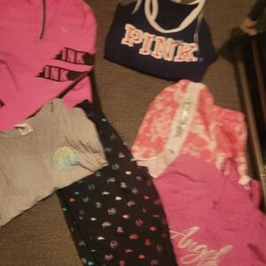 6 size medium pink victoria's secret lot
